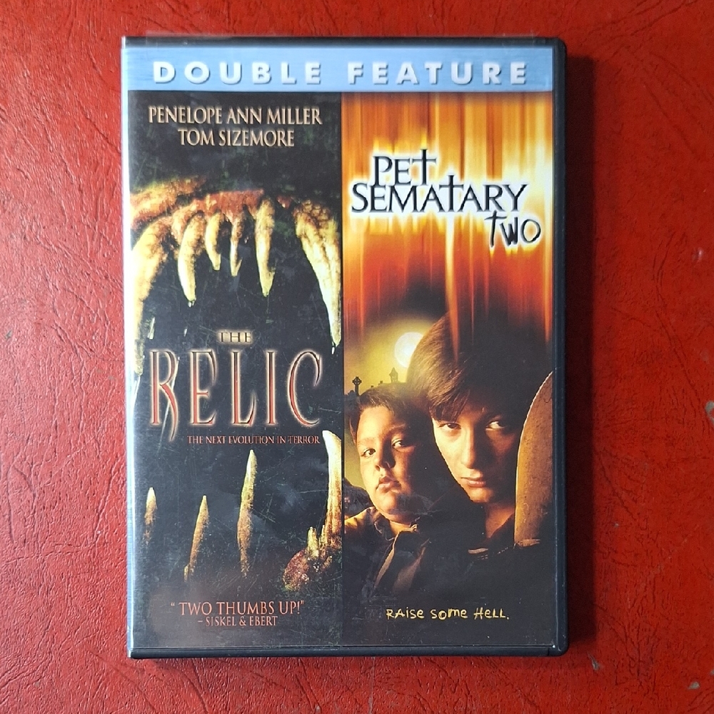 Double Feature: The Relic & Pet Sematary Two DVD
